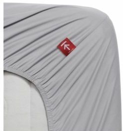 Beddinghouse Percale katoen - Splittopper Hoeslaken - 180x200 - Licht grijs