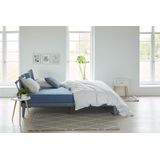 Hoeslaken Topper Beddinghouse Jersey-160 x 200 / 220 cm-BH Blue