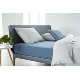 Hoeslaken Topper Beddinghouse Jersey-160 x 200 / 220 cm-BH Blue