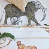 Beddinghouse - Jeep Safari - Kinderdekbedovertrek - Naturel - 140x200