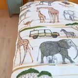 Beddinghouse - Jeep Safari - Kinderdekbedovertrek - Naturel - 140x200