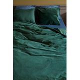 At Home by BeddingHouse Tender dekbedovertrek - Eenpersoons - 140x200/220 - Groen