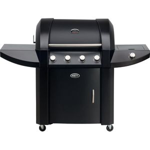 Boretti - Robusto Buitenkeuken met zijbrander - 4 Branders - Zwart