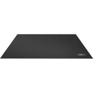 Boretti - Barbecue floor mat - 120 x 80 cm - tegelbescherming - zwart