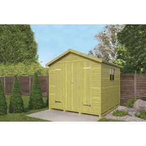 Tuinhuisje Hugo 231x224x220cm Geïmpregneerd Wanddikte 16 mm