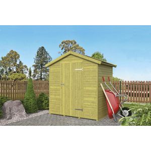 Tuinkast / Tuinhuisje Vincent 187x122x212cm Geïmpregneerd Wanddikte 16 mm