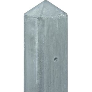 Schutting betonpaal - Glad - Premium antraciet - 10x10 cm - 180 cm,Tussenpaal
