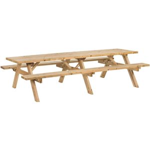Picknicktafel Geïmpregneerd hout 300x154x74cm Voor 10-12 personen