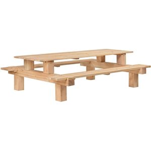Picknicktafel Kloostertafel Lariks 250x180cm Glad geschaafd