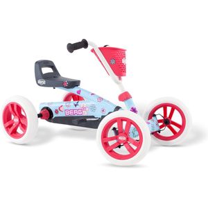 BERG Buzzy Bloom Skelter - 2 tot 5 jaar - Verstelbaar Zadel - Wit/Lichtblauw