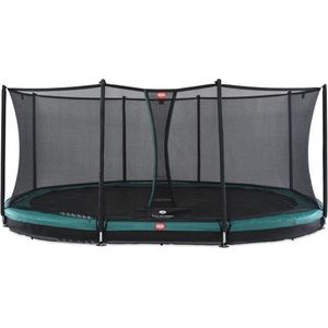 Trampoline BERG InGround Grand Favorit Green 520 + Safety Net Comfort