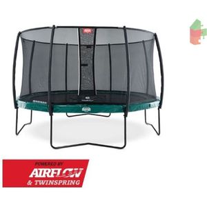 Berg Elite 330 Airflow Groen Trampoline + Safety Net Deluxe