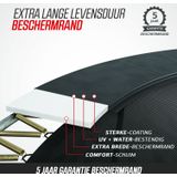 BERG Elite Regular Trampoline - Rechthoekig - Grijs - 500cm - incl. veiligheidsnet deluxe