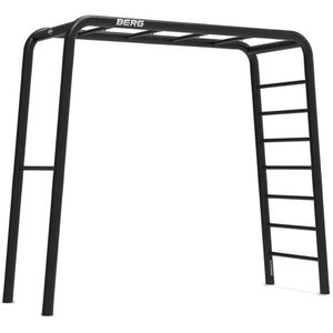 BERG PlayBase Medium TL Frame 3-in-1 Speeltoestel - Multifunctioneel Speeltoestel - Rekstok en Ladder - Zwart