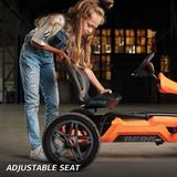 BERG Rally APX Blue Skelter - 4 tot 12 jaar - Verstelbare Stoel - LED verlichting - Soundbox Race - Blauw