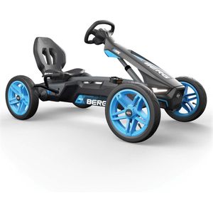 BERG Rally APX Blue Skelter - 4 tot 12 jaar - Verstelbare Stoel - LED verlichting - Soundbox Race - Blauw