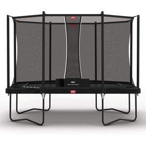 Berg Ultim Favorit Regular Trampoline 330 Zwart + Safety Net Comfort