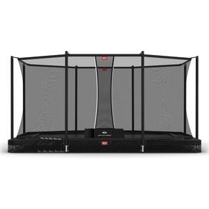 BERG InGround Favorit Trampoline - Zwart - 410cm - incl. veiligheidsnet deluxe