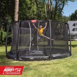 BERG Champion InGround Trampoline - 330 cm - Rond - Met AirFlow - Twinspring - Inclusief Veiligheidsnet - Groen