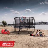 BERG Trampoline Rond Champion Regular Groen 430 cm met veiligheidsnet deluxe