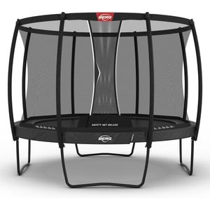 BERG Trampoline Rond Champion Regular Grijs 330 cm met veiligheidsnet deluxe