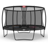 BERG Champion Regular Levels Trampoline - Rond - Grijs - 430 cm - incl. veiligheidsnet deluxe