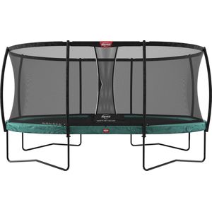 Berg Grand Champion Regular Trampoline 350 Groen + Safety Net Deluxe