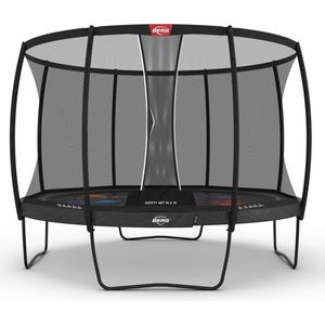 BERG trampoline Elite Regular 430 Grey Levels + Safety Net DLX XL