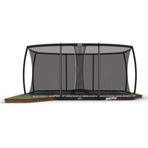 BERG Sport Flatground Pro Bouncer Trampoline - 500 cm - incl. veiligheidsnet deluxe XL