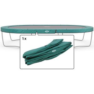 BERG Trampoline Beschermrand Grand Champion - 350 x 250 cm - Groen