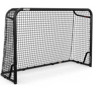 BERG SportsGoal S Voetbaldoel - 180x120 cm - Geïntegreerde Scoreteller - incl. 4 Pionnen - Zwart/Rood