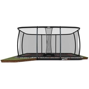BERG Ultim Pro Bouncer Flatground Trampoline 5x5 + Safety Net XL