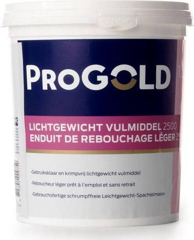 ProGold Lichtgewicht Vulmiddel - 2500 1 Liter
