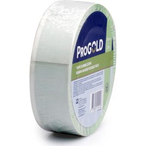 ProGold - Tape Dubbelzijdig - 25 Meter - PVC Folie - Voor Binnen en Buiten