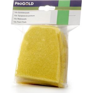 ProGold Schilderpads - Onderdeurtje - Voor alle lakken - Onderkanten deuren en kozijnen - Gebruiksklaar - 10 Stuks