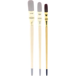 ProGold - Classic Flex Penseel Gebogen - Polyestervezels - Geschikt voor Watergedragen Lakken