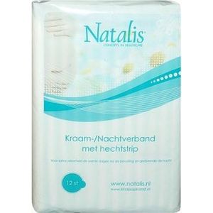 Natalis Kraam- /Nachtverband Maandverband - 12 stuks