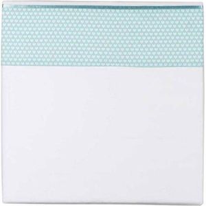 Briljant Baby Puck - Katoen - Kinderlaken - Wiegje - 75x100 cm - Mint