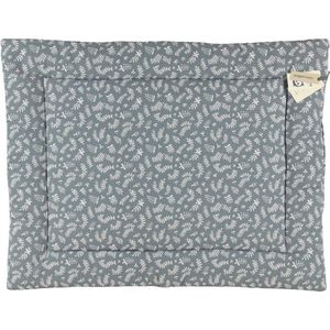 Briljant Baby Boxkleed Botanical Organic - 80x100 - Blauwgrijs