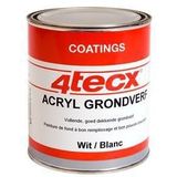 4tecx Grondverf Acryl Wit 750Ml