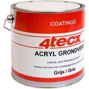 4Tecx Grondverf Acryl Wit 2,5L
