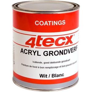 4Tecx Grondverf Acryl Grijs 750ml