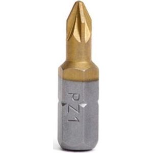 4Tecx Pozidrive Tin Bit PZ1 25mm 5St/Bl