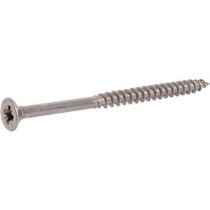 4Tecx Spaanplaatschroef Pk Pozidrive RVS 6x120mm - 100 stuks
