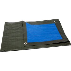 4tecx - Dekkleed - Blauw-Groen - 10 x 12m - 150 Gram