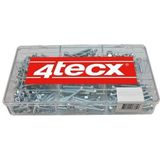 4tecx Assortiment 9St Metaalschroeven Ck Din84 Moer