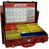 4tecx - Assortiment Spaanplaatschroeven - Verzinkt - 1272-delig