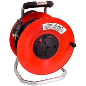 4Tecx - Kabelhaspel - 3G2,5 - 25M - Neopreen - Thermisch Beveiligd