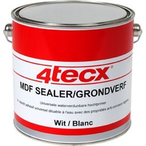 4tecx Mdf Sealer/Grondverf Wit 2,5L