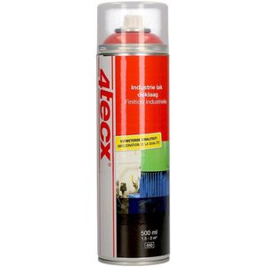4tecx Industrielak Spray Bloedoranje Hoogglans RAL2002 Hg500Ml